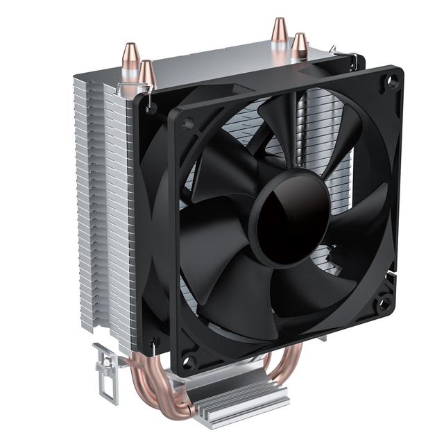 Wholesale MEM&ODM 110W TDP 90mm 2*6MM Heat Pipe Matte Cooling Fan Dual Intel/ Platforms-Fluid Bearing 26dba Noise for