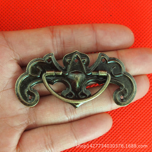 Tirador de Mueble Antiguo de 62x30mm con Forma Novedosa, Tirador de Cajón de Estilo Tradicional - Product Image 2