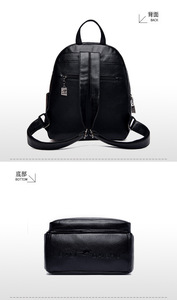 Mochila de Moda Personalizada de Fábrica, Bolsa Multiusos para Portátil, Mochila Escolar de Cuero Versátil para Chicas Adolescentes - Product Image 5