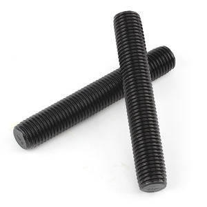 Bulloni a perno filettati completi ASTM A193 Grado <span class=keywords><strong>B7</strong></span> con rivestimento in ossido nero/PTFE e dadi esagonali pesanti A194 2H / Gr.7 - Product Image 1