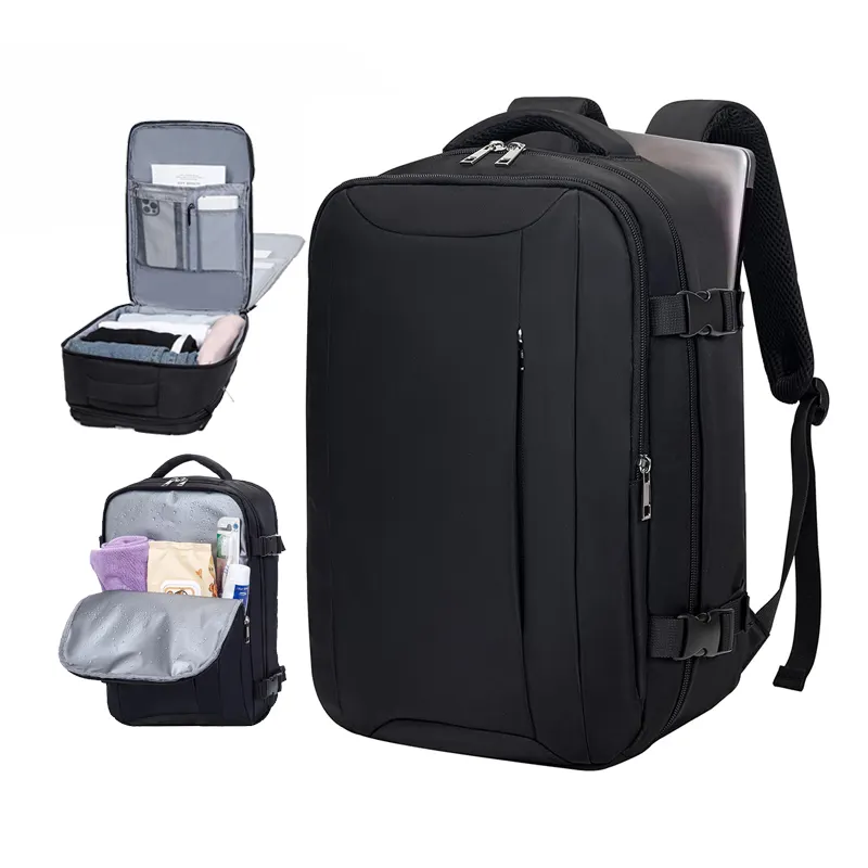Özel LOGO uçak seyahat sırt çantası 40x20x25 yumuşak su geçirmez rahat sırt çantası açık seyahat yürüyüş okul çantası erkekler kadınlar için