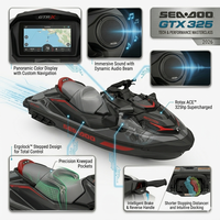 Nouveau Jet Ski BRP GTR-X 300 2026, 300 CV, 4 temps, avec système audio, 3 places, vitesse maximale 108 km/h, matériau Polytec