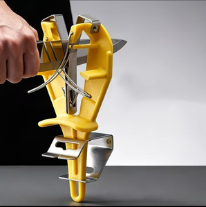 Affilacoltelli Bavarese Portatile Regolabile <span class=keywords><strong>per</strong></span> Affilatura Fine/Grossa in Acciaio al Carbonio <span class=keywords><strong>per</strong></span> Uso Domestico - Novità Transfrontaliera - Product Image 2