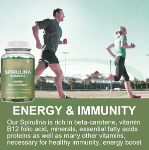 لبان Spirulina VitaSpring غذاء غائر الدببة منتجات تقوية المناعة لبان المورينجا سبيرولينا - Product Image 2
