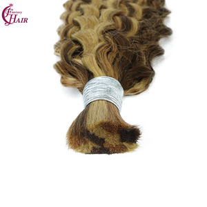 Nuovi Colori FH: <span class=keywords><strong>Extension</strong></span> di Capelli Umani Ricci Italiani, Doppia Trama, <span class=keywords><strong>per</strong></span> Trecce Boho, Qualità 10A Remy - Product Image 6