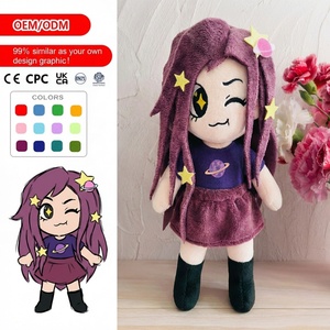 Juguetes de Peluche Personalizados, Muñecas de Diseño, Muñecas de Pelo Suave con Temática de Cielo Estrellado, Títeres de Mano Personalizados, Juguete de Jirafa, Peluche Personalizado de Mascota - Product Image 1