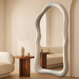 Gương trang trí nhà cửa hình dạng bất thường tùy chỉnh, khung MDF, gương đứng, gương toàn thân - Product Image 4