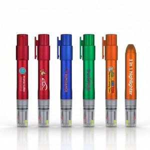 3 in 1 Large Capacity Highlighter with Customizable Logo Oblique Tips School Use Marker <b>Pen</b> for Student - Product Image 3