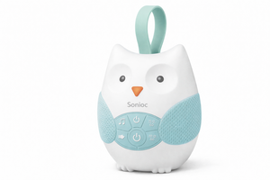 Machine à bruit blanc pour enfants, motif hibou de dessin animé, avec sons musicaux, design de bureau - Product Image 2