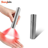 Shanglaite Nouveau Dispositif de Photothérapie Portable Mini LED Infrarouge Thérapie par Lumière Rouge Soulagement de la Douleur Torche Lumineuse Multi-longueurs d'onde pour le Corps