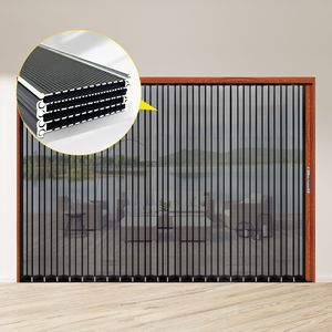 Veranda için Dış Mekan Akordiyon Mutfak Katlanır Kapı Alüminyum Cam Katlanır Kapılar - Product Image 5