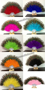 Abanico <span class=keywords><strong>de</strong></span> mano con plumas <span class=keywords><strong>de</strong></span> pavo real al por mayor para mujer, espectáculo <span class=keywords><strong>de</strong></span> disfraces, fiesta <span class=keywords><strong>de</strong></span> té, suministros <span class=keywords><strong>de</strong></span> vacaciones, baile, accesorio <span class=keywords><strong>de</strong></span> decoración nupcial para boda - Product Image 2