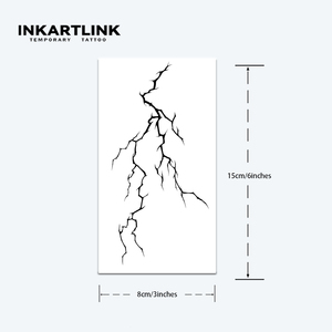 INKARTLINK Autocollant de <span class=keywords><strong>tatouage</strong></span> temporaire à base de plantes, longue durée (15 jours), de haute qualité, écologique, à effet éclair, <span class=keywords><strong>pour</strong></span> le corps et les bras - Product Image 4
