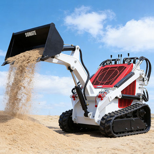 รถตักขนาดเล็กแบบตีนตะขาบ Soamte ใช้เครื่องยนต์ดีเซล Kubota ได้มาตรฐาน EPA พร้อมปั๊มไฮดรอลิกประสิทธิภาพสูง - Product Image 2