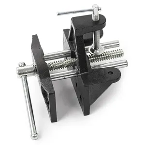 HYSTIC High-Speed Woodworking Bench Vise Clamp Improved Work Efficiency Table ViceMulti-angle base bench vice