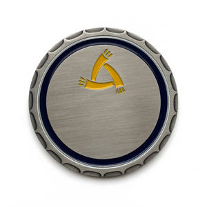 Moneda Metálica Personalizada de Doble Cara con <span class=keywords><strong>Patrón</strong></span> de Tridente, Pedido al por Mayor, Excelente Valor para Colección y Recuerdos de Eventos - Product Image 2