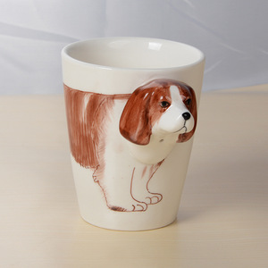 Commercio all'ingrosso 3d carino animale tazza di ceramica senza manico tè latte tazza di caffè in ceramica per compleanno regalo di natale - Product Image 6