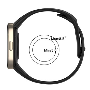 シリコーンストラップ26mm Redmi <span class=keywords><strong>Watch</strong></span> 3スポーツブレスレット交換スナップボタン時計バンドアクセサリー - Product Image 4