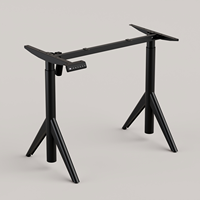 Cadre de bureau réglable en hauteur, moderne et luxueux, ergonomique, avec moteur, pour ordinateur, bureau, usage domestique, en fer, 80 kg