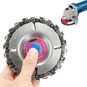 Madeira Carving Disc <span class=keywords><strong>Grinder</strong></span> Cadeia de Disco de Escultura em Madeira Disco para Uso Com 4 "ou 4-1/2" Angle Grinders Power Tool Accessoires Novo - Product Image 6