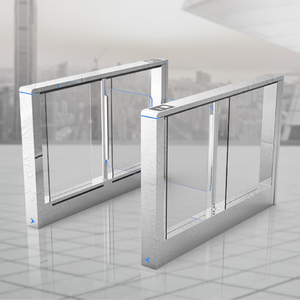 שער מהיר דגם 2025 חדש מפלדת אל-חלד 304 עם 10 זוגות נוריות LED תלת-צבעוניות אינפרא אדום, שער מסתובב לבקרת גישה - Product Image 1