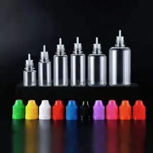 3ml 5ml 10ml 15ml 20ml 25ml 30ml 50ml 60ml 100ml 120ml Transparente PET-Öl flasche Flüssig plastik Augentropfen flasche