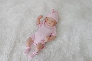 <span class=keywords><strong>Muñecas</strong></span> de bebé reborn de silicona y vinilo <span class=keywords><strong>realistas</strong></span> hechas a mano para niños, juguete para dormir de 10 pulgadas, barato - Product Image 4