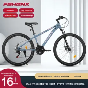 <span class=keywords><strong>Bicicleta</strong></span> de Montaña Nueva para Adultos, <span class=keywords><strong>26</strong></span> Pulgadas, Frenos de Disco Dobles, Suspensión en la Horquilla, Cuadro de Acero al Carbono, Amortiguación, <span class=keywords><strong>Bicicleta</strong></span> de Cross-Country - Product Image 5