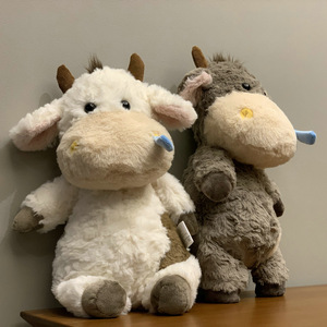 Peluche Super Morbido e Adorabile Grigio e Marrone a Forma di <span class=keywords><strong>Asino</strong></span> con Imbottitura in Cotone PP, Pupazzo da 2m per Macchina Artiglio - Product Image 6