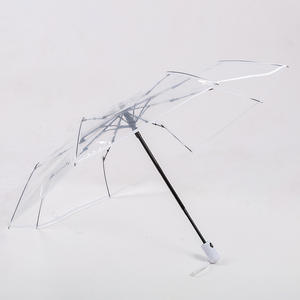 <span class=keywords><strong>Parapluie</strong></span> <span class=keywords><strong>Transparent</strong></span> Entièrement Automatique Style <span class=keywords><strong>Japonais</strong></span> Coréen Moderne à Trois Pliage 8k Tube de Fer de 97cm de Diamètre Ouvert Voyage d'Étudiant - Product Image 2