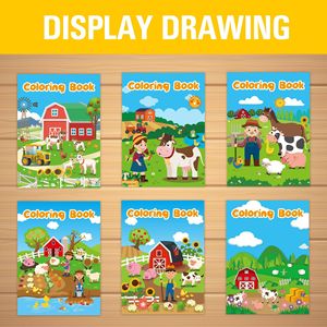 Libro <span class=keywords><strong>de</strong></span> <span class=keywords><strong>Dibujo</strong></span> y Pintura <span class=keywords><strong>con</strong></span> Temática <span class=keywords><strong>de</strong></span> <span class=keywords><strong>Granja</strong></span> <span class=keywords><strong>de</strong></span> <span class=keywords><strong>Animales</strong></span> <span class=keywords><strong>para</strong></span> Niños <span class=keywords><strong>de</strong></span> 4+ Años, Divertida Educación Temprana - Product Image 2