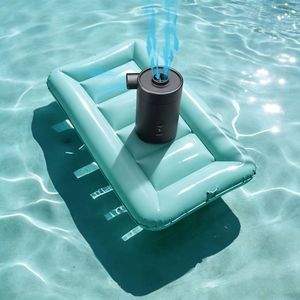 Electric 2-in-1 Battery/Vacuum Pump Plastic Compact Inflatable Camping Air Mattress <strong>Pool</strong> Boat Swimming Ring 3000pa Pressure 3 - Product Image 5