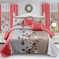 Housse de couette personnalisable en polyester violet grand format grand format couvre-lit grand format fournisseur