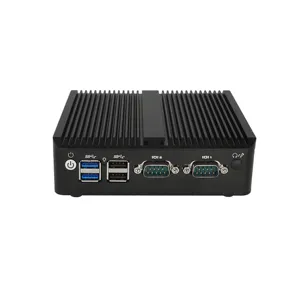 12th Gen Processor N100 DDR4 64GB Dual Lan Display Industrial Computer X86 Fanless Mini PC With RS232 RS485