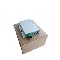 Mini Receptor Óptico FTTH CATV 1550nm SC APC, Mini Nodo de Fibra Óptica, Receptor Óptico RF con Indicador de Alarma, Fuente de Alimentación de 12V CC