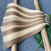 12A Extensions de cheveux doublement étirés Cabello 100 naturel Humano européen russe brut en vrac cheveux humains pour le tressage