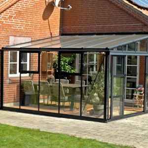 アルミニウム合金ガラスルームテラス屋外ルーフシェードハウスカスタマイズされたアルミニウムガラスシンプルなデザイン - Product Image 6