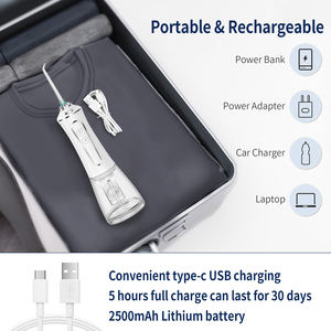 <span class=keywords><strong>Prix</strong></span> de gros Soie <span class=keywords><strong>dentaire</strong></span> sans fil professionnelle blanche 5 modes de fonctionnement Eau <span class=keywords><strong>dentaire</strong></span> électrique Flosser - Product Image 5