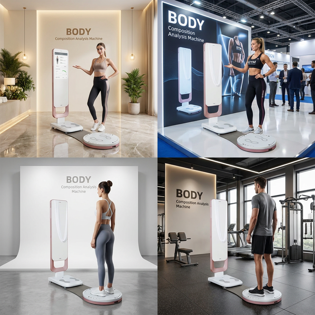 U+300 Body Fat Weight Balance Fat Bca Machine Segmental Composition Bio Resonance Machine 8 Point Muscle Obesity Assessment