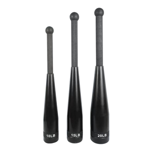 Manubri Rivestiti in Gomma per Allenamento Fisico Completo Mazze da Baseball in PU per Uomini e Donne Allenamento di Forza e Fitness - Product Image 3