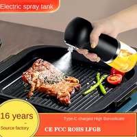 Atomizador de Aceite Eléctrico Inalámbrico de 150 ml, Dispensador de Aceite con Control de Cantidad, Botella de Spray para Cocina, Hogar y Exteriores