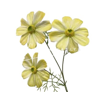 ดอกไม้ประดิษฐ์รูปโค้งสีเหลือง ผ้าไหม PU สำหรับตกแต่งงานแต่งงาน DIY รุ่น SC 09 - Product Image 5