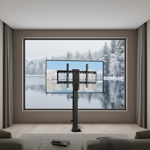 Soporte motorizado para TV de 32-70 pulgadas, altura ajustable, capacidad de carga de 154 libras, control remoto para cine en casa - Product Image 2