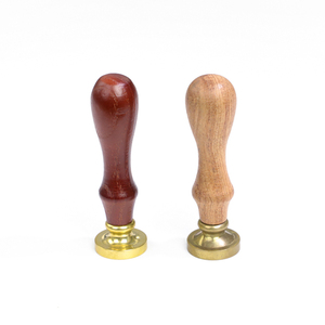 Legno naturale manico di tenuta timbro di cera per adesivo di cera - Product Image 1