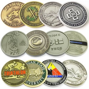 Oneway Custom Die Casting Antique Finish Challenge Coins with Custom Logo-Collectible Folk Art Sports Style Zinc Alloy Souvenir - Product Image 3