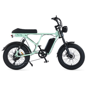 Bicicleta Eléctrica Fatbike V8 V20, Bicicleta de Montaña Económica con Llantas Gruesas, Frenos de Disco, Bicicleta Eléctrica - Product Image 4