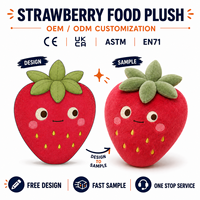 Peluche personnalisée cerise longue, OEM ODM, mignonne, double fruit, super douce, poupée alimentaire en peluche, fabricant en gros sur mesure
