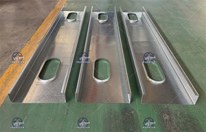 Steel Construction Automatic Change C <strong>Z</strong> <strong>Purlin</strong> <strong>Making</strong> Roll Forming <strong>Machine</strong> - Product Image 6