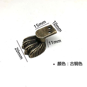 Lizard Foot Furniture <b>Leg</b> Zinc Alloy 20mmx15mmx11mm Silver Cabinet Decorative Support - Product Image 3