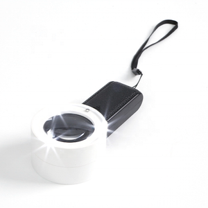Loupe de lecture à fort grossissement 30X, loupe à double lentille avec lumière LED UV - Product Image 1